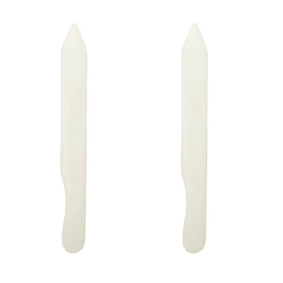 CCOCC 2Pcs Bone Folder,Non-Toxic,Safe Material Creasing Tool for Bookbinding,Personalized Handmade Tool Crafting Scoring Tool Set,Beef Bones,17.5Cm