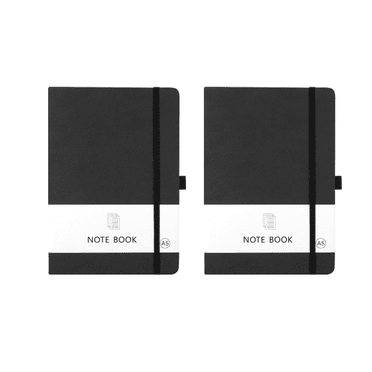 CCOCC 2Pcs Budget Planner Exquisite Cover Design Weekly Planner Write Smoothly Stress-Free Financial Management Monthly Planner,Black