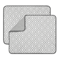 thumbnail image 1 of CCOCC 2Pcs Coasters,Greek Key Design Dish Mat,Double-Sided Absorbent Drying Mat for Kitchen and Table, 1 of 5