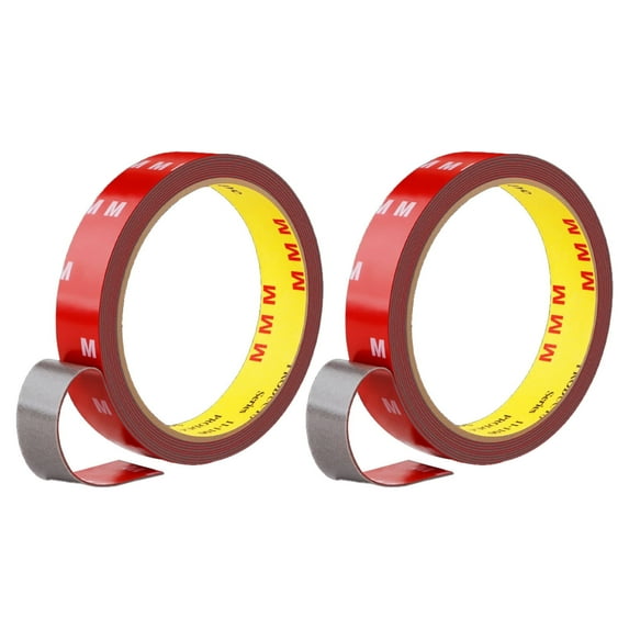 CCOCC 2Pcs Double Sided Tape,Double Sided Tape Heavy Duty,Heavy Duty Double Sided Tape,Red 10