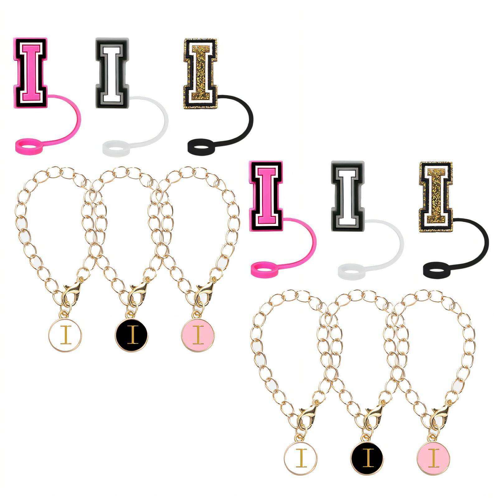 CCOCC 2Pcs Straw Toppers Quick Lock Straw Covers One-Click Fastening ...