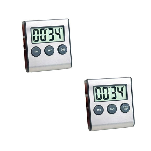 CCOCC 2Pcs Timer,Loud Alarm Reminder Kitchen Timer,Magnetic Attachment Design Timer Outlet,Style2
