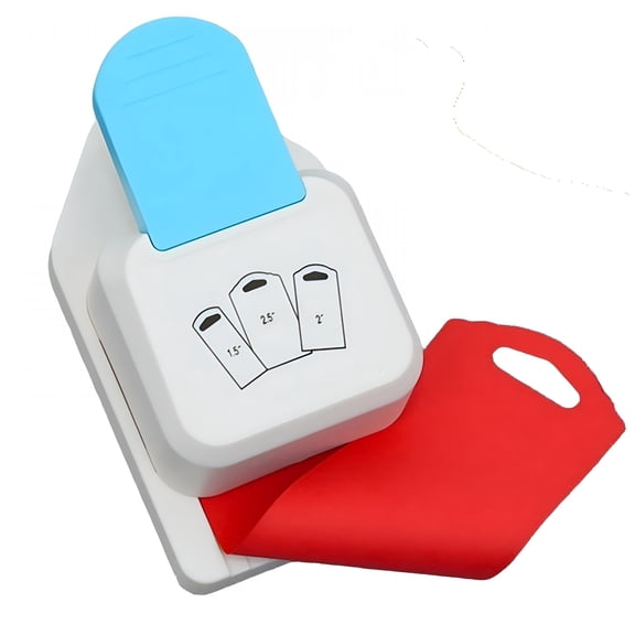 CCOCC 3-In-1 Hole Puncher for DIY Paper Crafting - Round Label and Gift Tag Punch,1.5/2/2.5 Inch for Scrapbooking