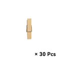 thumbnail image 1 of CCOCC 30 Pcs Clothes Pins,3.5x0.7cm Eco-Friendly Wood Hair Accessories,Premium Feel Long-Lasting Small Hair Clips,Style4, 1 of 4