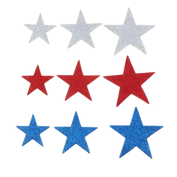 CCOCC 300Pcs Glitter Star Foam Stickers for Diy Art And Decor