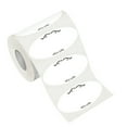 thumbnail image 1 of CCOCC 300Pcs Removable Freezer Labels Jar Canning Labels Stickers, 1 x 2 Inch Self-Adhesive Oval Food Storage Stickers, Bottle Labels for Cosmetic Handmade Gifts Mason Jars, Easy Clean Leaves, 1 of 7