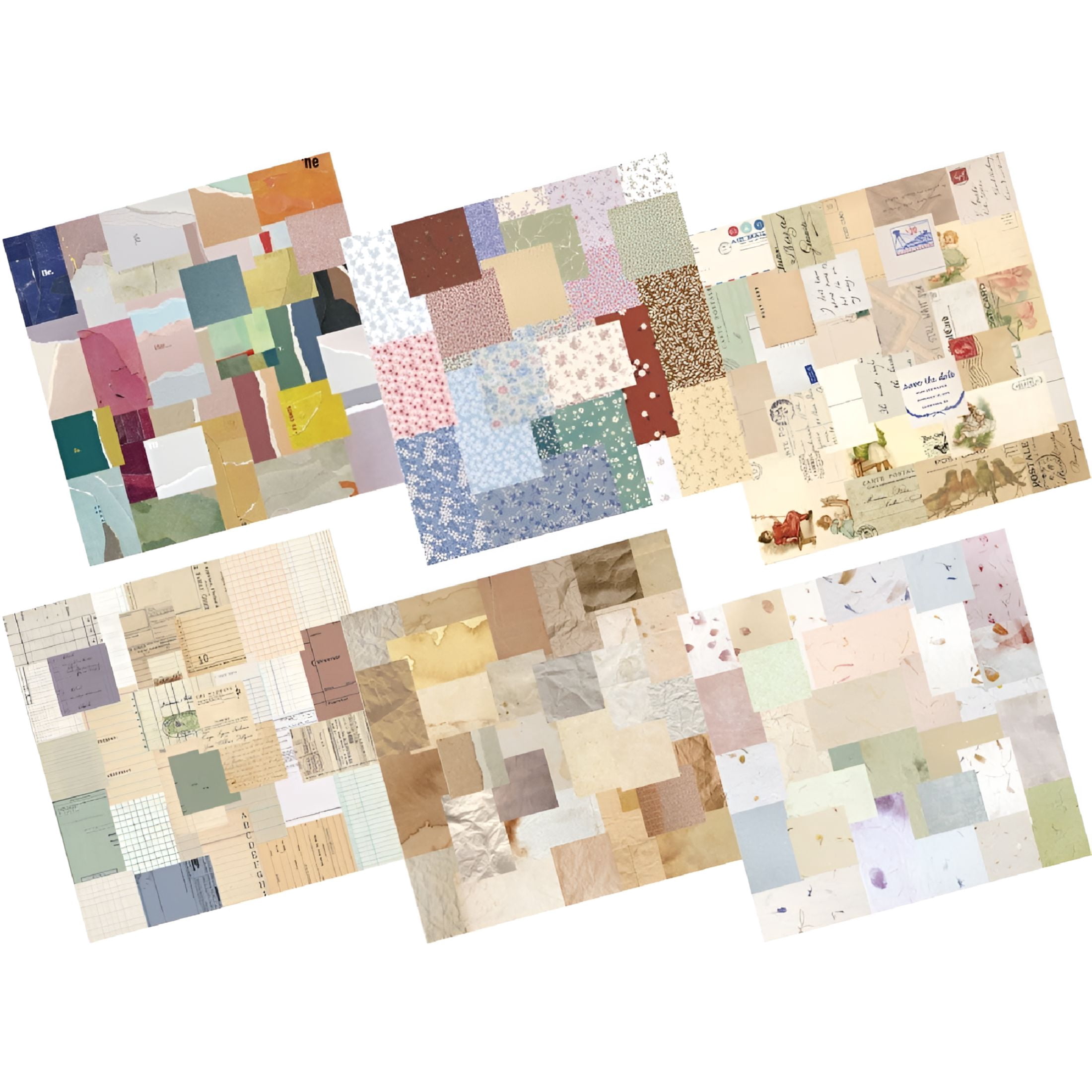 CCOCC 360 Sheets DIY Scrapbook Papers No Stickiness Scrapbook ...