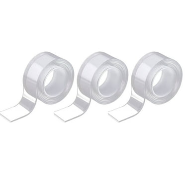 CCOCC 3Pcs Double Sided Tape,Removable Foam Adhesive Double Sided Tape,Heavy Duty Double Sided Tape for Easy Surface Protection,White