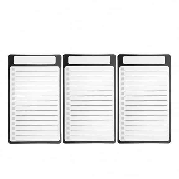 CCOCC 3pcs Magnetic Small Dry Erase Board For Fridge Pet Writing Film Refrigerator Whiteboard For To Do List Grocery List And Chores