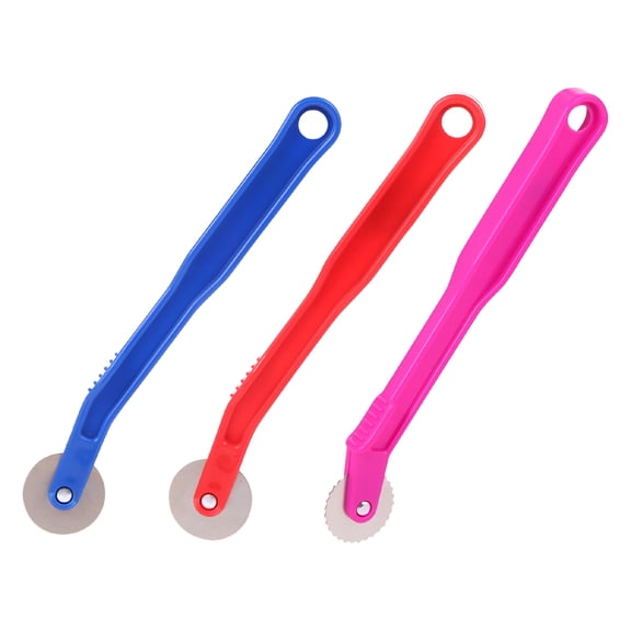 CCOCC 3pcs Toothed Cloth Wheel Pressure Zoned Cloth Round Delimit Scribe Scanning Line