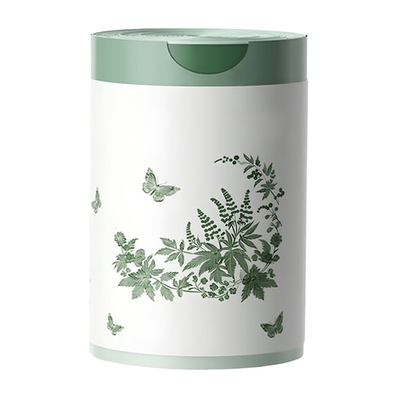 CCOCC 4 Gallon Drawstring Trash Bags 32 Count, Mugwort Scented Small Garbage Bags with Handheld Design, Non-Tear Printed Bathroom Trash Can Liners for Bedroom Office Kitchen Waste Bin