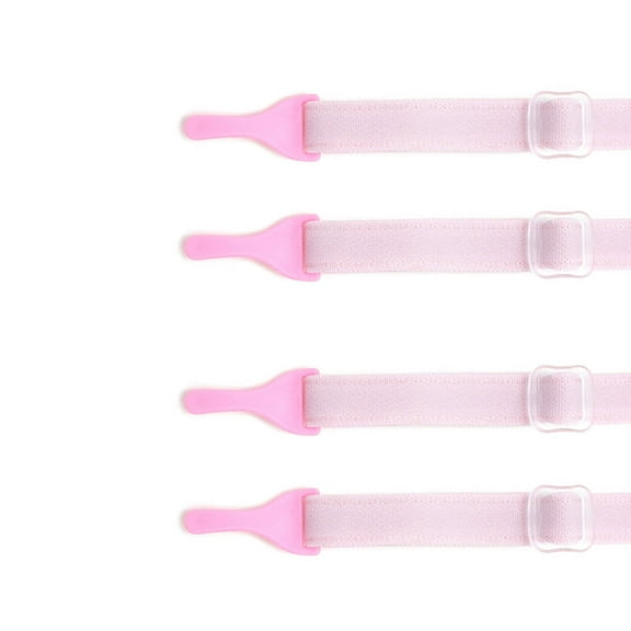 TUWAFE 4 Pcs Glasses Strap,Adjustable Strap Eyeglasses Strap,Non-Slip Fit Glasses Holder,Pink