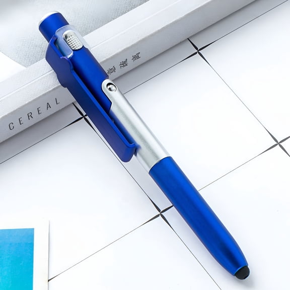 CCOCC 4-in-1 LED Pen Light with Stylus and Foldable Phone Stand, Multifunctional Ballpoint Pen for Nurses Office Staff