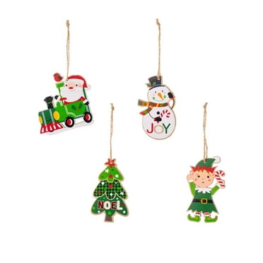 GJX 4Pcs Christmas Ornaments,Christmas Balls Ornaments,Christmas Ornaments