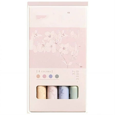 CCOCC 4Pcs Highlighters,Chisel Bible Highlighters and Pens No Bleed,Quick Drying Cute Highlighters