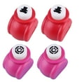 thumbnail image 1 of CCOCC 4Pcs Hole Punch,Compact Press-Form Smooth Result Hole Puncher for Crafts,Blade Guard Safety Enhancement Single Hole Punch,Color Mixing1, 1 of 3