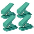 thumbnail image 1 of CCOCC 4Pcs Hole Punch,Green and Safe Composition Hole Puncher for Crafts,Responsive Padding Collision Easing Single Hole Punch,Green, 1 of 3