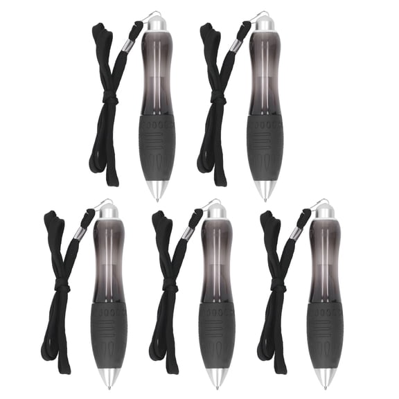CCOCC 5 Pack Weighted Wide Grip Ballpoint Pens, Heavy Retractable Pen for Arthritis, Low Grip Strength Writing
