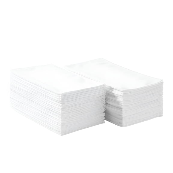 CCOCC 50 Pack White Microfiber Cleaning Cloths,12 X 12 in Soft and Sturdy Towels,Lint-Free and Scratch-Resistant,Highly Absorbent Rags for Cars,Home,Kitchen,Windows,Spa,Hotels