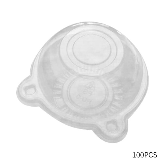 CCOCC 50 Pcs Cake Pop Boxes Clear Transparent Dome Lid Muffin Case