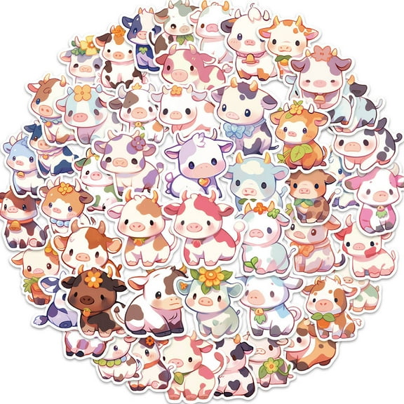 CCOCC 50 Pcs Cute Stickers,Graffiti Style Meme Stickers,Strong Adhesion Versatile Application Laptop Stickers