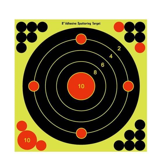 D Style Target CCOCC 50 Pcs Shooting Targets,8in Clear Shooting Targets Range Targets ...