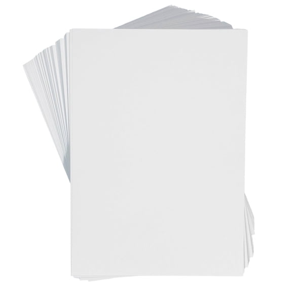 CCOCC 50 Sheets White Cardstock 8.5X11 Inch,250Gsm Thick Card Stock Paper Sheets for Printing Scrapbooking Card Making Invitations Menus Flyers Diy Arts Crafts