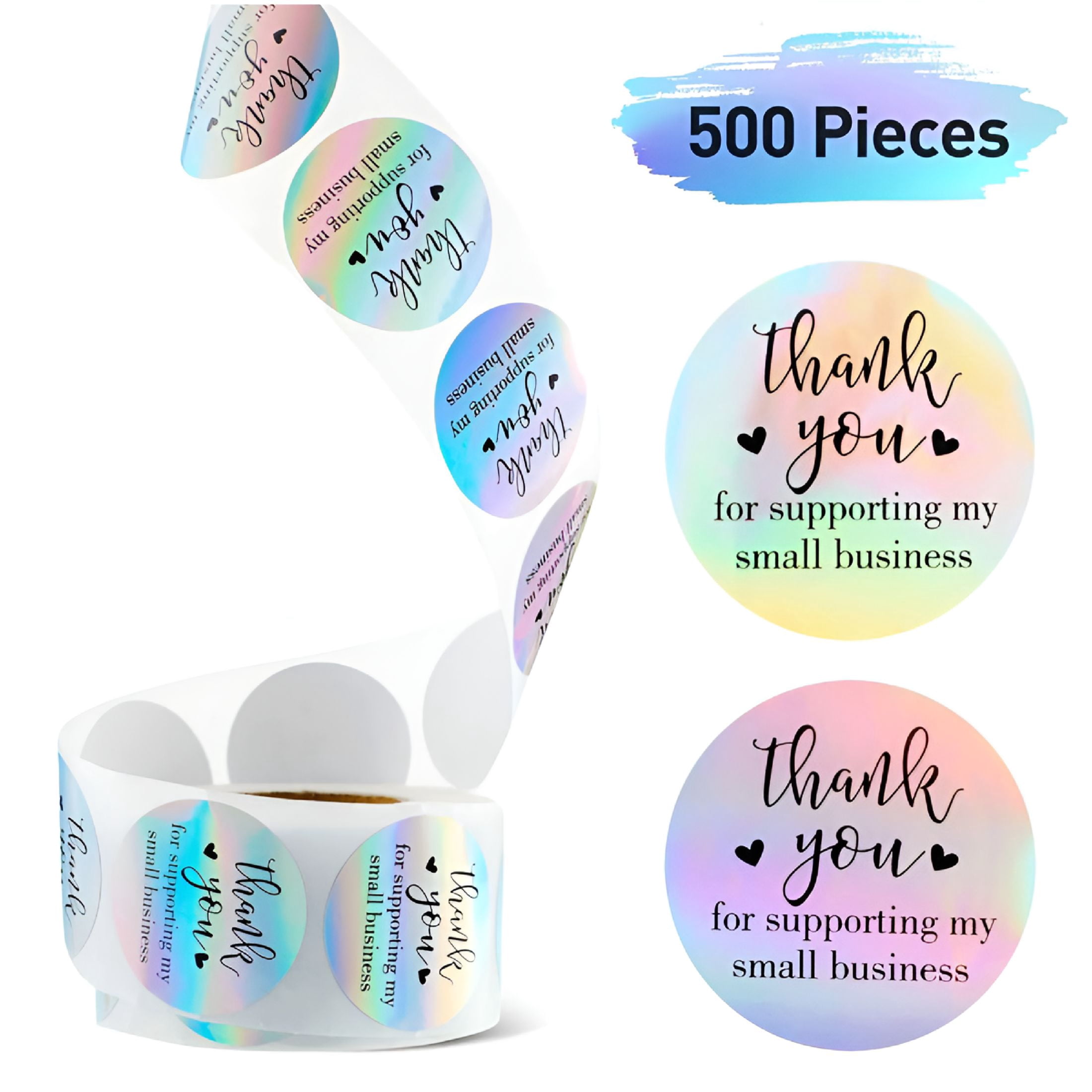 Supporting Service Sticker CCOCC 500 PCS Thank You for Supporting My Small Business Stickers, 1 ...