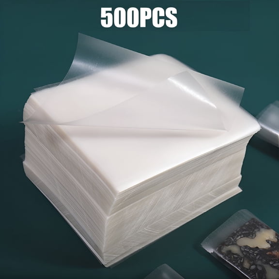 CCOCC 500 Sheets Edible Rice Paper for Candy Wrapping, 8x6.5cm Glutinous Rice Paper Sheets, Food Grade Starch Wrapper for Christmas Wedding Party Sweets Chocolate Dessert, Kitchen Baking Supplies