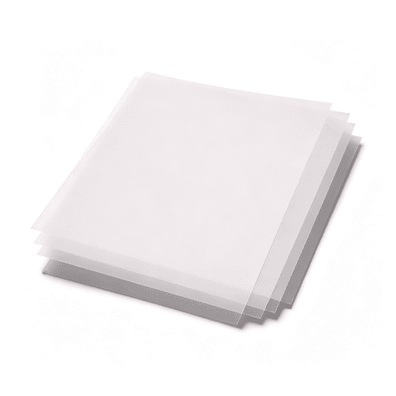 CCOCC 50Pcs Sheets,Shrink Plastic Sheets Shrink Paper Sheets,Shrink Film Sheets,-Semitransparent,8X5.7,0.3Mm,Design Your Own Shrink Art Craft