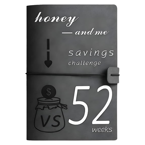 CCOCC 52 Week Money Saving Challenge Binder with Cash Envelopes,A5 Budget Planner Savings Challenges Book with 4 Savings Challenges Tracker to Save $5,200,2,600,10,000 and DIY