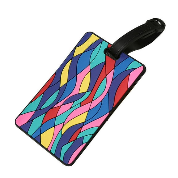 CCOCC 5Pcs Luggage Tag,Suitcase Tags for Luggage,Suitcase Tags,Wave Color