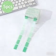 CCOCC 5Pcs Pearl Finish Pull-Out Sticky Notes, Green Semi-Transparent ...