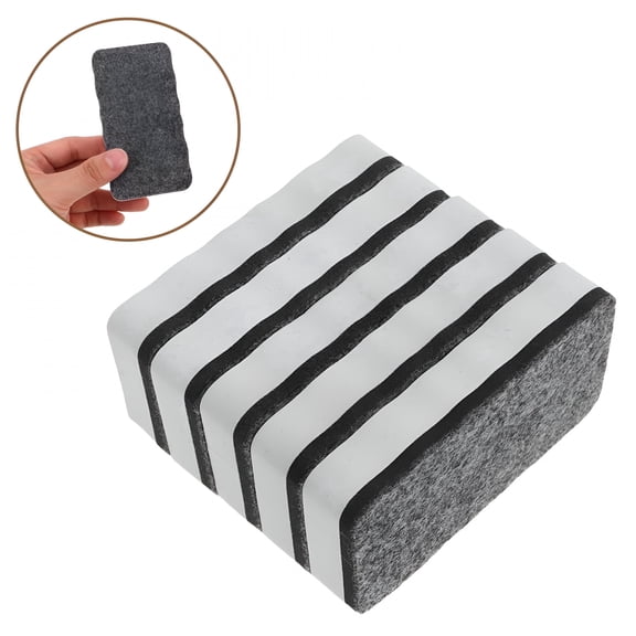 CCOCC 5pcs EVA Felt Whiteboard Eraser Magnetic Dry Erase Erasers Reusable Dry Erase Markers for Classroom Home Offices Teacher Student Use