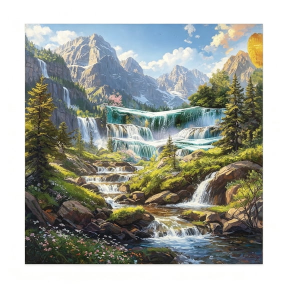 CCOCC 6 Pack 5D Diamond Painting Kits for Adults,Landscape Diamond Arts Kits Diamond Art Sets,Gem Painting by Number Kits for Adults Beginners Home Wall Decor 11.8X15.7 Inches