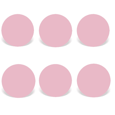 CCOCC 6Pcs Coasters,4.72-Inch Anti-Slip Design Silicone Coasters,Food-Grade Material Coasters Set of 6,Pink