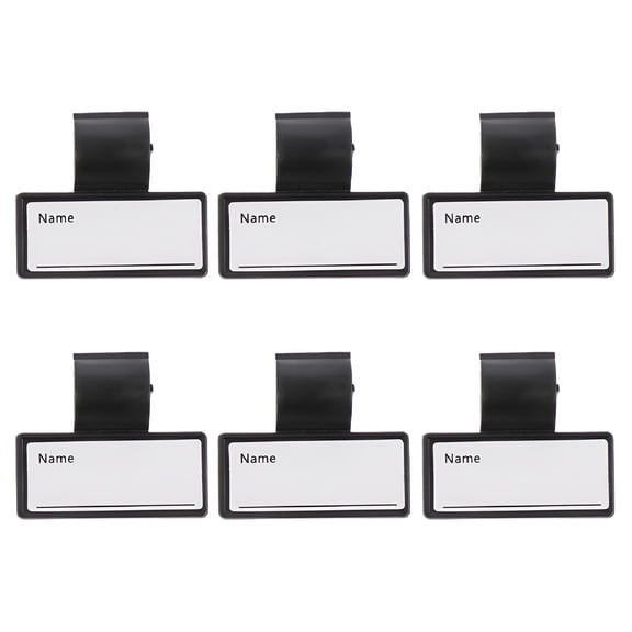 CCOCC 6Pcs Stethoscope Name Labels Double-side Name Tags Hand-held Identification Tags