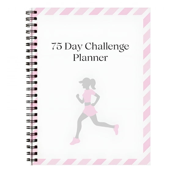 CCOCC 75 Day Challenge Planner,Challenge Tracker for Women/Men,Transform Your Lifestyle,Daily Planner for Fitness,Nutrition,Water Intake,Reading&Mindset,5.51X8.27