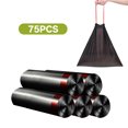 thumbnail image 1 of CCOCC 75Pcs Small Garbage Bags,4Gallonmultipurpose Use Black Trash Bags,Outdoor Picnic Bags Heavy Duty Trash Bags,style8, 1 of 7