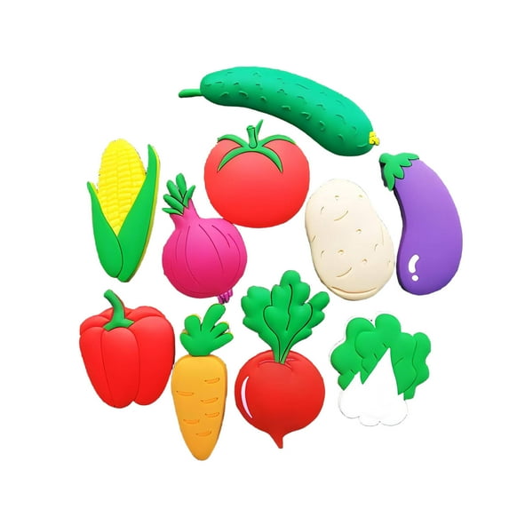 CCOCC 8Pcs Fridge Magnets,Vibrant Realistic Fruit Design Refrigerator Magnets,Eco-Friendly Soft Rubber Material Strong Magnetic Backing Magnetic Fridge Decorations,Style3