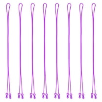 CCOCC 8Pcs Glasses Chain,Anti-Fall Design Sunglasses Strap,Soft Elastic Silicone Eyeglasses Strap,Purple