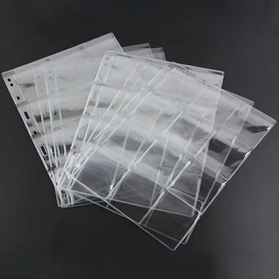 CCOCC 9/12 Grids Classic Plastic Coin Holder Sheet Storage Collection Money Album Case