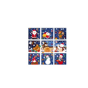 CCOCC 9Pcs Wall Decals Peel and Stick Attractive Window Clings Suitable for Many Occasions Window Stickers,Style 2