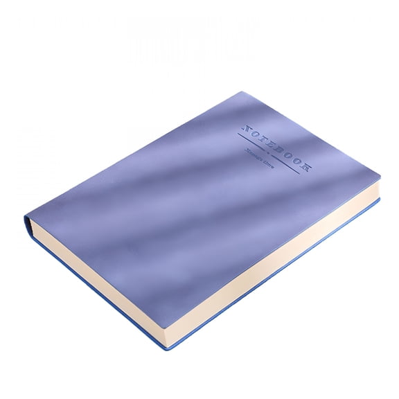 CCOCC A5 Thread-Bound Notebook 360 Pages,8.46X5.7X0.39In Thick Paper Journal with Soft Leather Cover,Expandable Pocket for Office Home Writing (Blue)