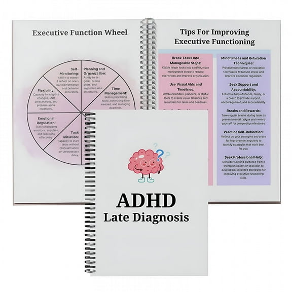 CCOCC ADHD Late Diagnosis 2025 ADHD Planner For Neurodivergent Adults Personalized Family Monthly Calendar Planner Daily Planner