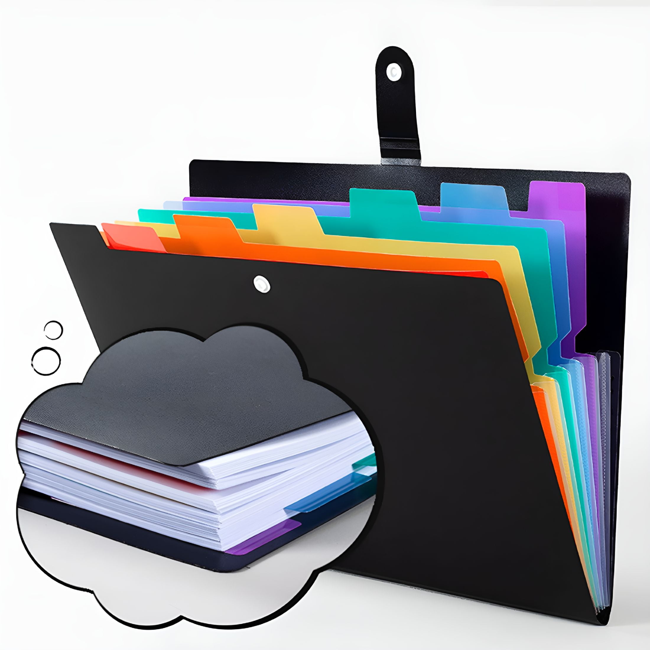 CCOCC Accordion File Organizer,7 Pocket Expanding File Folder with ...