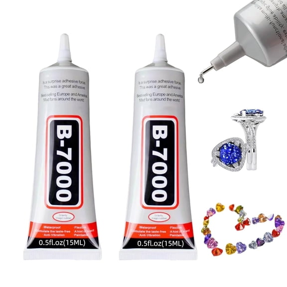 CCOCC Adhesive Multi-Function Glues, Super Glue Suitable for Phone Screen Repair, Wooden, Jewelry, 1 Pack (15ML*2)