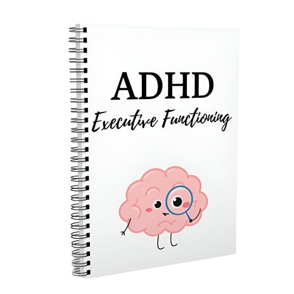 CCOCC Adult ADHD Planner Workbook Overcoming Procrastination & Problem Solving Spiral-Bound Daily Diagnostic Tool For Adults With ADHD,for Home,Office,School,Personal Development
