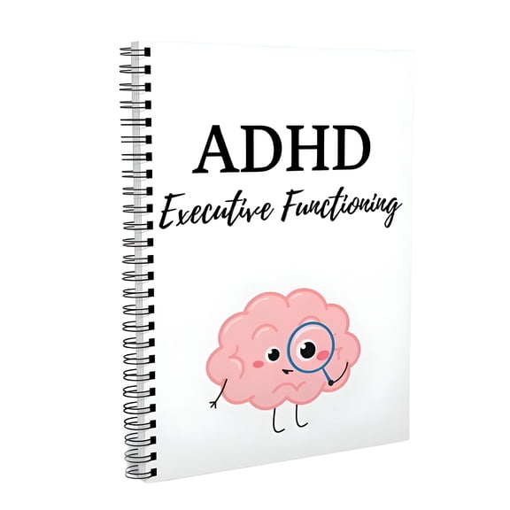 CCOCC Adult ADHD Planner Workbook Spiral-Bound Daily Diagnostic Tool for Overcoming Procrastination and Problem Solving