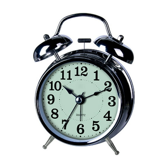 CCOCC Alarm Clock,Comfortable Light Alarm Clocks for Bedrooms,Minimalist Table Clock with Aluminum Dial,Silent No-Tick Alarm Clock for Better Sleep